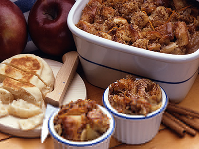 BAKED DESSERT IN A LARGE TRAY AND RAMEKINS 