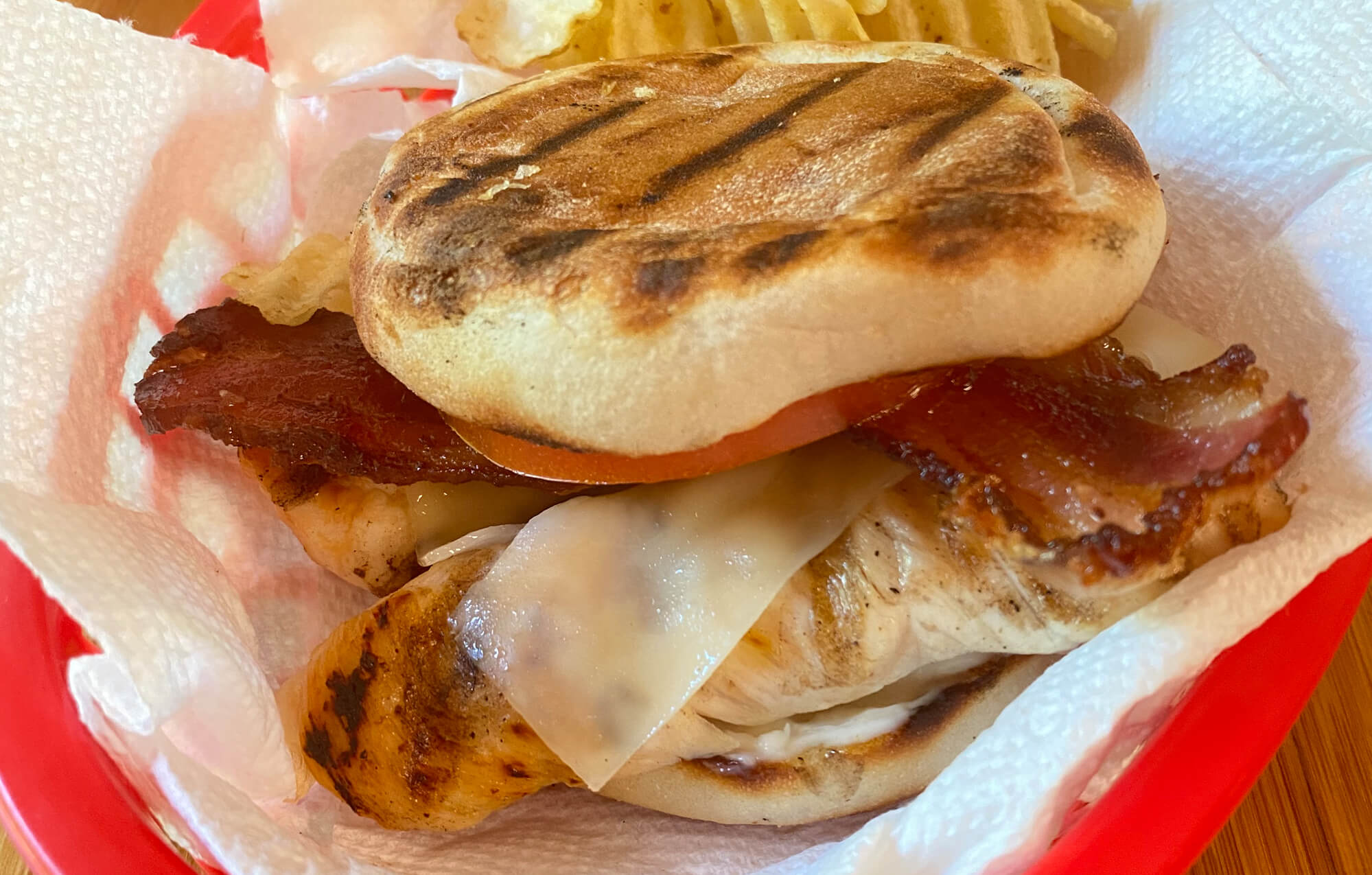 GRILLED SANDWICH WITH MEATS AND CHEESE