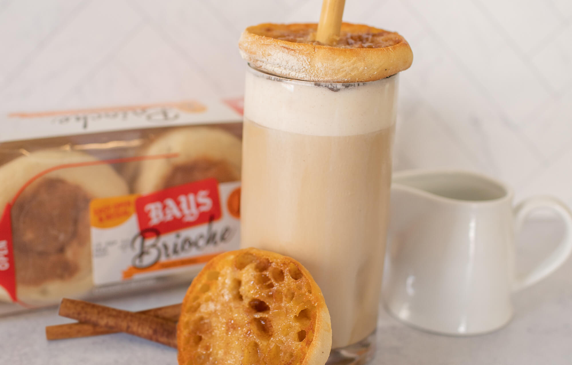 Cinnamon Coffee Crunch and Bays English Muffin
