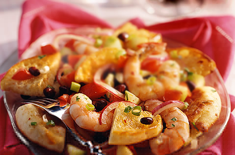 SEAFOOD AND VEGGIES ON BAYS