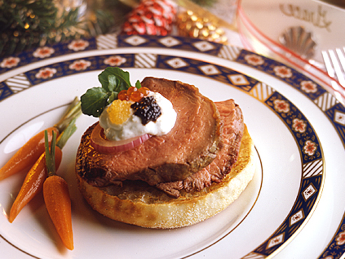 HOLIDAY TENDERLOIN WITH CAVIAR