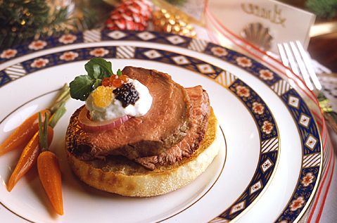 HOLIDAY TENDERLOIN WITH CAVIAR