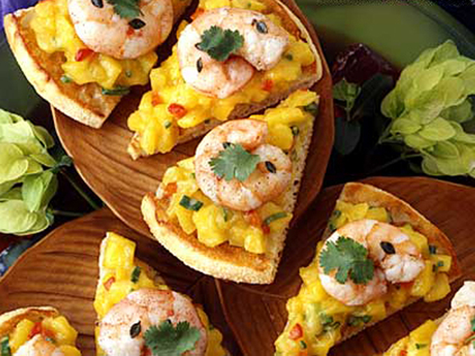 JAMAICAN SHRIMP WITH MANGO RELISH