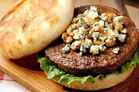 BEEFEATER BLUE AND WALNUT BURGER