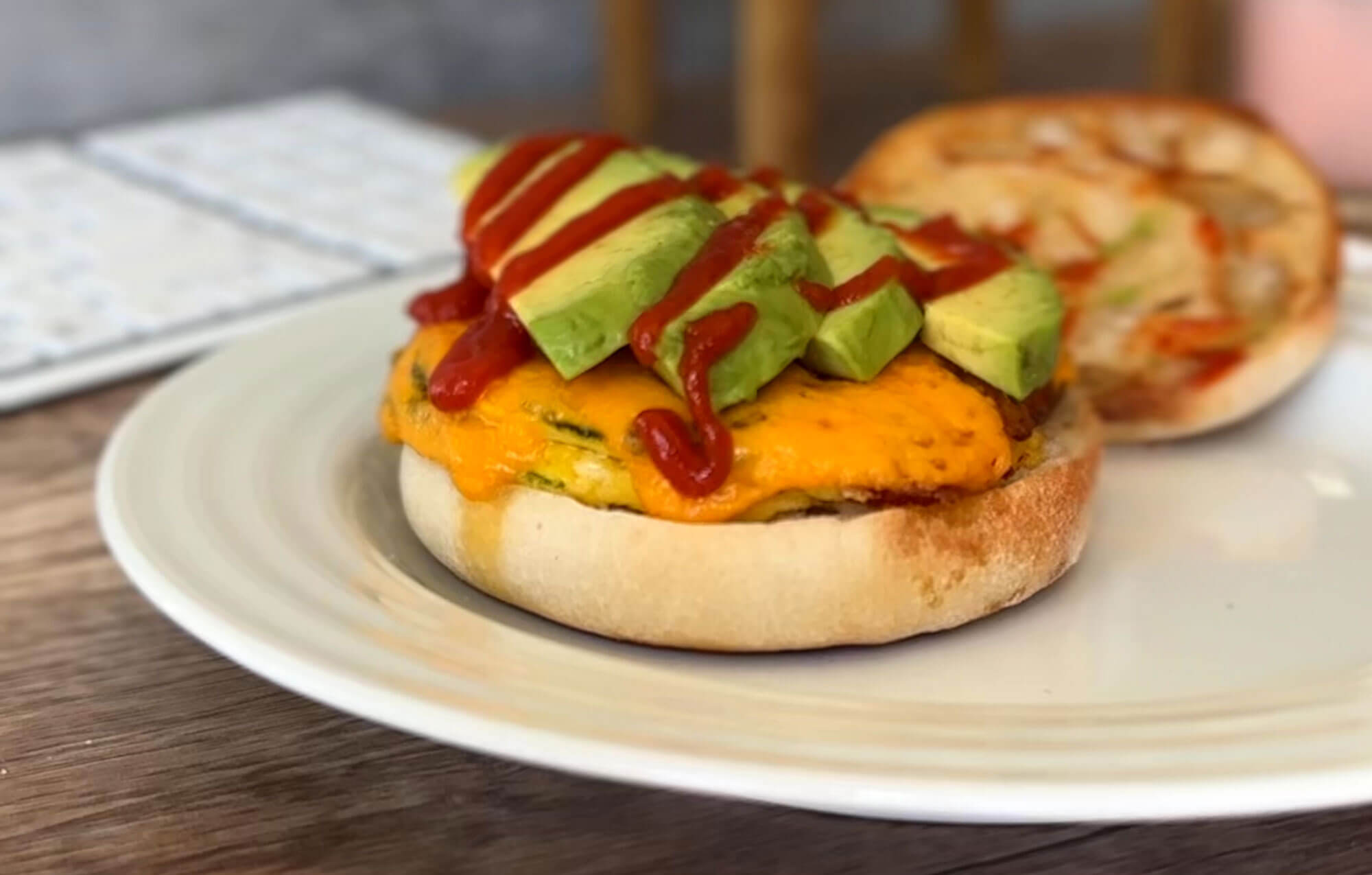 Bacon avocado breakfast sandwich